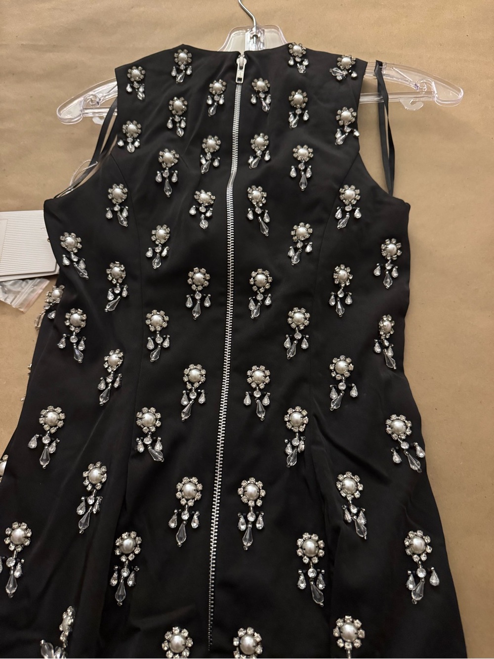 Mac Duggal 48801 Embellished Sleeveless Fitted Cocktail Dress, Midi, Size 0 NWT - Picture 9 of 16